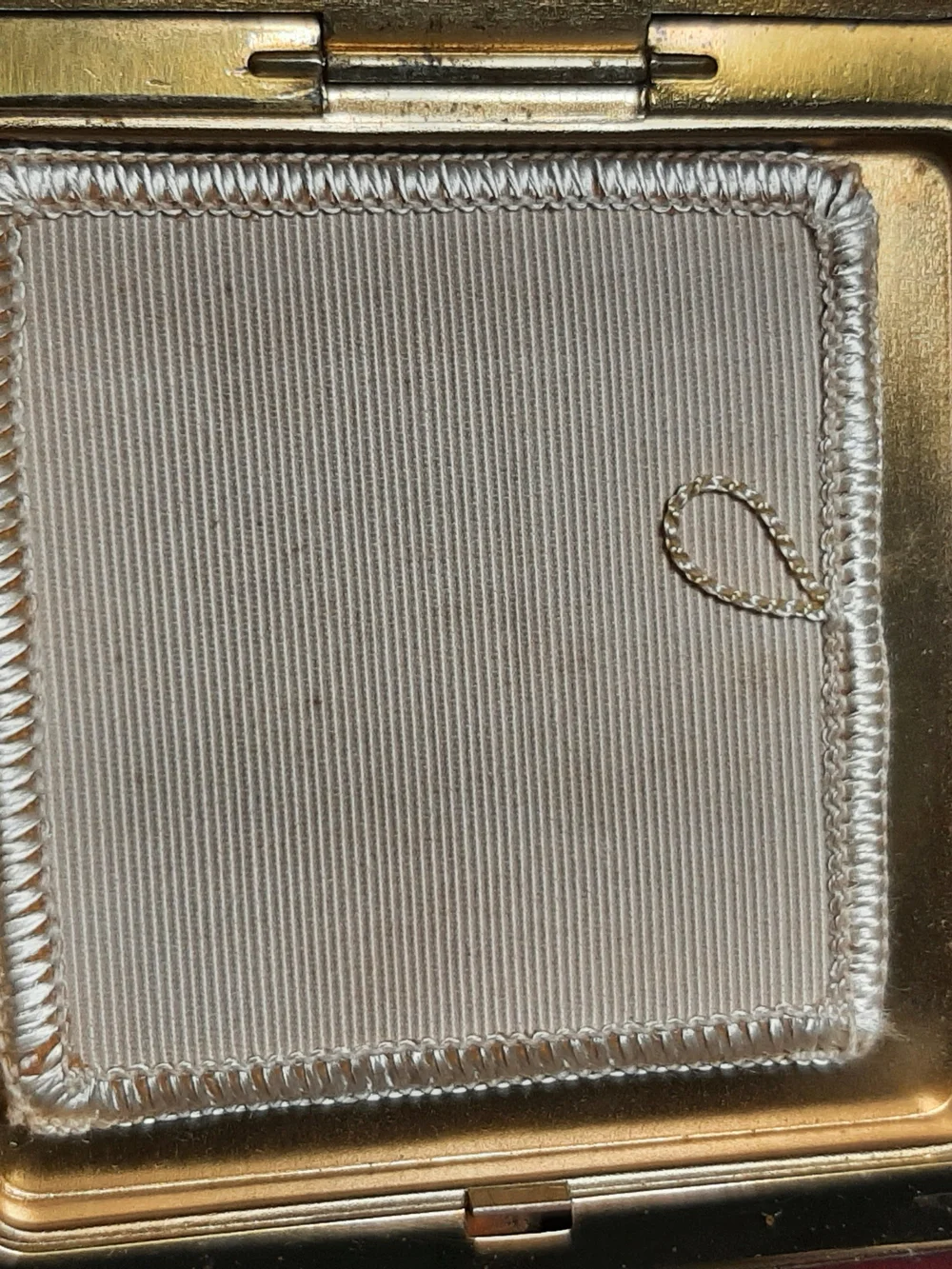 Rare Vintage Sailfish Compact - Blue and Gold